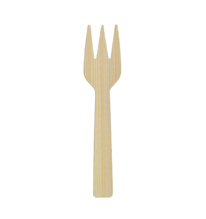 Forchetta in Bambù 9cm (50 Pezzi) Forchetta in Bambù 9cm (50 Pezzi)
