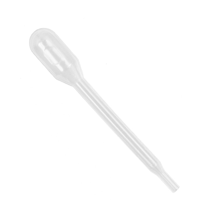 Pipetta di Plastica per Catering 0,5ml 7cm (2.000 Pezzi) Pipetta di Plastica per Catering 0,5ml 7cm (2.000 Pezzi)