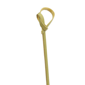 Spiedini di Bambù con Nodo Verde Naturale 18cm (250 Pezzi)