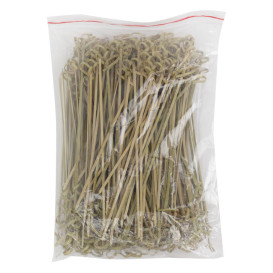 Spiedini di Bambù con Nodo Verde Naturale 18cm (250 Pezzi)