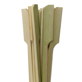 Spiedini di Bambù "Golf" Verde Naturale 18cm (100 Pezzi)