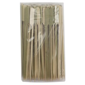 Spiedini di Bambù "Golf" Verde Naturale 18cm (100 Pezzi)