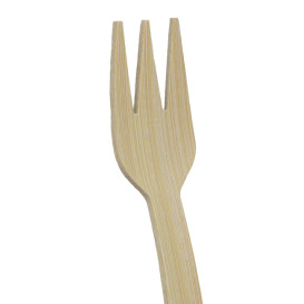 Forchetta in Bambù 9cm (50 Pezzi)