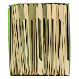 Spiedi di Bambù "Golf" verde 15cm (2.500 Pezzi)