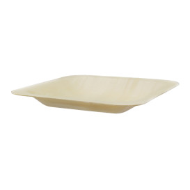 Piatto di Legno quadrato 11,5x11,5cm (25 Pezzi)