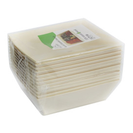 Vaschetta in Legno 480ml 14x12,5cm (12 Pezzi)