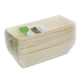 Vaschetta in Legno 410ml 19,5x8,5cm (12 Pezzi)