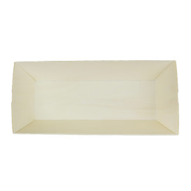 Vaschetta in Legno 410ml 19,5x8,5cm (12 Pezzi)