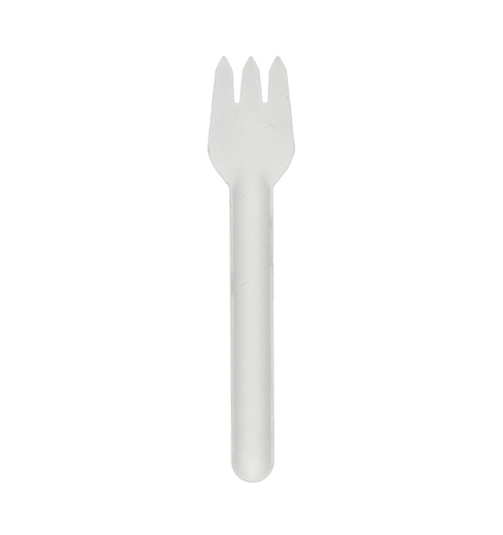 Forchetta di Canna da Zucchero Bianco 16cm (50 Pezzi) Forchetta di Canna da Zucchero Bianco 16cm (50 Pezzi)