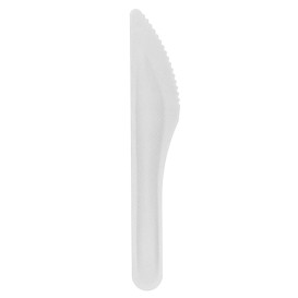 Coltello di Canna da Zucchero Bianco 16cm (50 Pezzi)