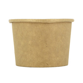 Contenitori Cartone Kraft per salse 100ml Ø7,3cm (50 Pezzi)