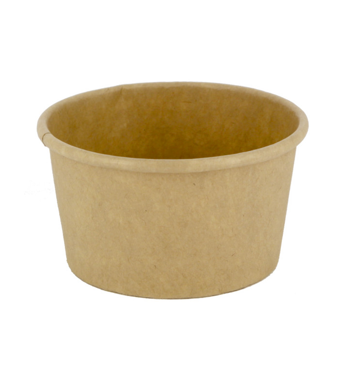 Contenitori Cartone Kraft per salse 75ml Ø7,3cm (50 Pezzi) Contenitori Cartone Kraft per salse 75ml Ø7,3cm (50 Pezzi)