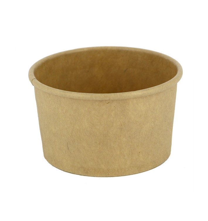 Contenitori Cartone Kraft per salse 50ml Ø6,3cm (1.000 Pezzi) Contenitori Cartone Kraft per salse 50ml Ø6,3cm (1.000 Pezzi)