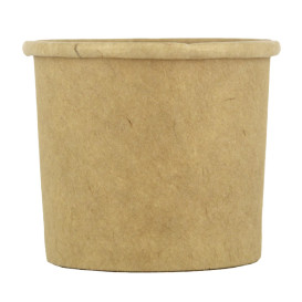 Contenitori Cartone Kraft per salse 30ml Ø4,3cm (50 Pezzi)
