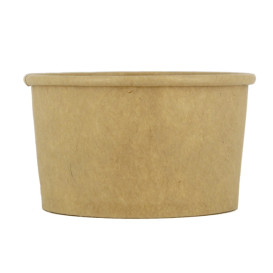 Contenitori Cartone Kraft per salse 50ml Ø6,3cm (50 Pezzi)