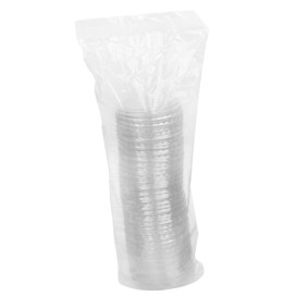 Coperchio PET Trasparente per Contenitore Salse 75 a 100ml Ø7,3cm (1.000 Pezzi)