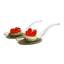 MiniCucchiaio Degustazione Trasp. 8 cm (24 Pezzi)