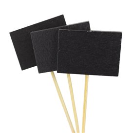 Spiedi di Bambu Decorato Tabellone 90mm (100 Pezzi)
