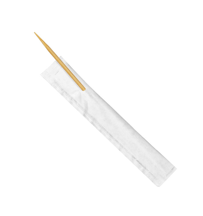 Stuzzicadenti Legno 2 Punte Rivestiti Carta 65mm (1 Pezzi) Stuzzicadenti Legno 2 Punte Rivestiti Carta 65mm (1 Pezzi)