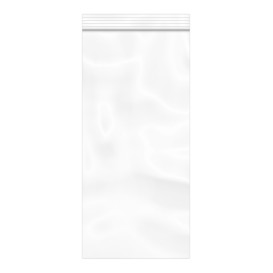 Sacchetti in Polietilene con chiusura a pressione 14x30cm G300 (100 Pezzi)