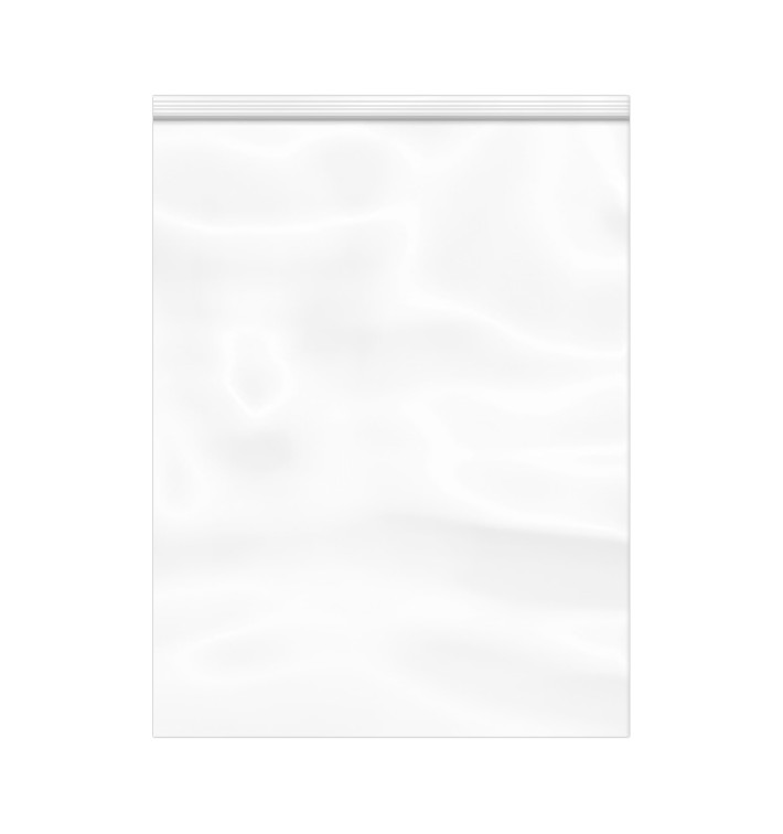 Sacchetti in Polietilene con chiusura a pressione 50x65cm G300 (500 Pezzi) Sacchetti in Polietilene con chiusura a pressione 50x65cm G300 (500 Pezzi)