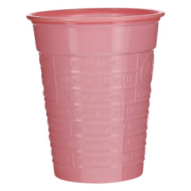 Bicchiere di Plastica PS Rosa 200ml Ø7cm (1.500 Pezzi)