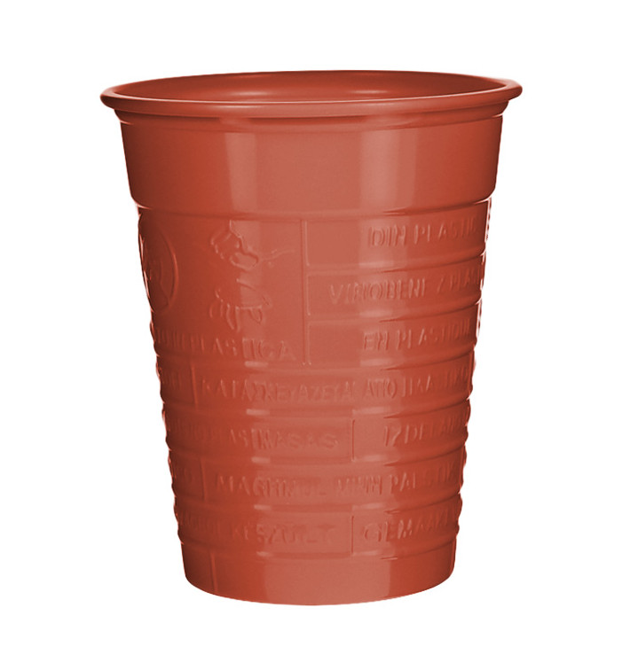 Bicchiere di Plastica PS Rosso 200ml Ø7cm (1.500 Pezzi) Bicchiere di Plastica PS Rosso 200ml Ø7cm (1.500 Pezzi)