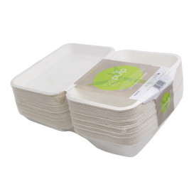 Contenitori Canna da Zucchero Bianco 18x12,5x7cm (600 Uds)