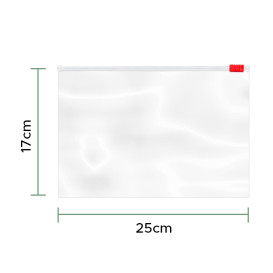 Sacchetti PE Chiusura a Cursore  25x17cm G250 (1000 Pezzi)