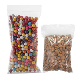 Sacchetti in Polietilene con chiusura a pressione 18x25cm G200 (100 Pezzi)