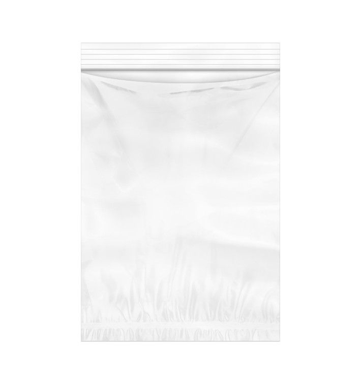 Sacchetti in PE Chiusura Zip e Tasca 18x22,5+20cm G200 (1000 Pezzi) Sacchetti in PE Chiusura Zip e Tasca 18x22,5+20cm G200 (1000 Pezzi)