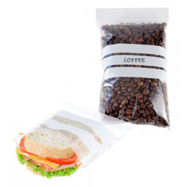 Sacchetti con Chiusura Zip e Bande 10x15cm G-160 (100 Pezzi)