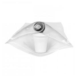 Sacchetti in PE Chiusura Zip e Tasca 23x32+26cm G200 (100 Pezzi)