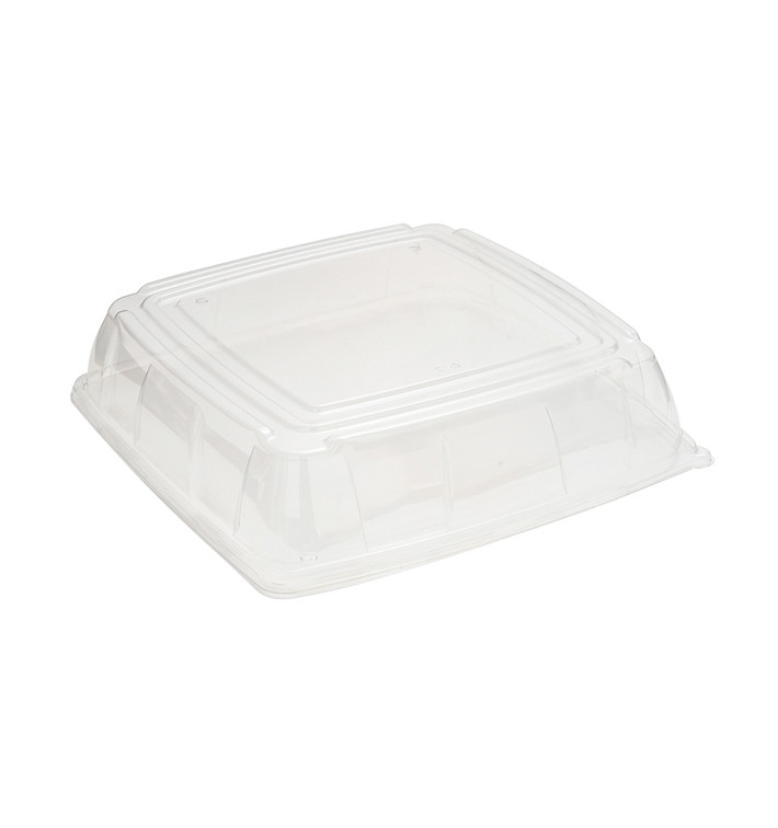 Coperchio plastica PET Trasp. Vassoio 27x27cm (25 Pezzi)