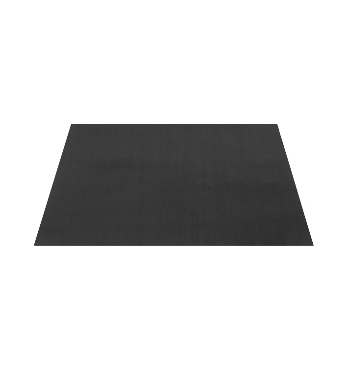 Tovaglietta di Carta Nera 30x40cm 40g/m² (500 Pezzi) Tovaglietta di Carta Nera 30x40cm 40g/m² (500 Pezzi)