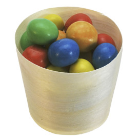 Bicchiere di Legno Degustazione 0,5OZ/14ml 4,4x4,5cm (100 Pezzi)