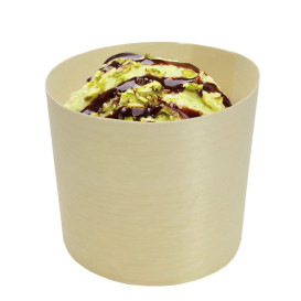 Bicchiere di Legno Degustazione 0,5OZ/14ml 4,4x4,5cm (100 Pezzi) Bicchiere di Legno Degustazione 0,5OZ/14ml 4,4x4,5cm (100 Pezzi)