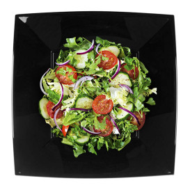 Piatto Duro Riutilizzabile Piano Nero "Nice" PP 29cm (144 Pezzi)