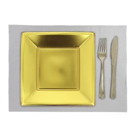 Tovaglietta di Carta 30x40cm Argento 45g/m² (500 Pezzi)
