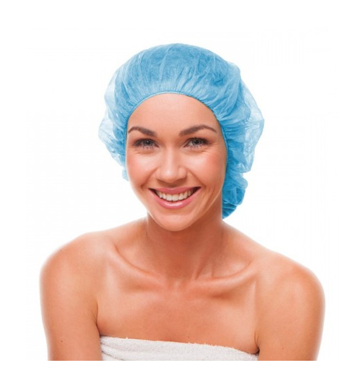 Cuffia di Polipropilene Blu Ø55cm (100 pezzi) Cuffia di Polipropilene Blu Ø55cm (100 pezzi)