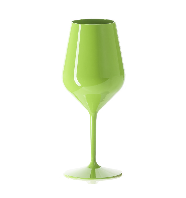 Calice Riutilizzabile da Vino Tritan Verde 470ml (6 Pezzi) Calice Riutilizzabile da Vino Tritan Verde 470ml (6 Pezzi)