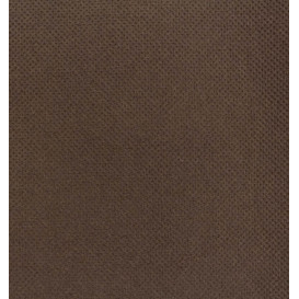Tovagliolo di Carta Marrone 2V Punta-Punta 33x33cm (50 Pezzi)