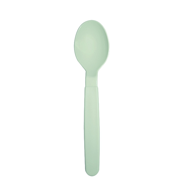 Cucchiaio Riutilizzabile Durevole PP Verde 18,5cm (6 Pezzi) Cucchiaio Riutilizzabile Durevole PP Verde 18,5cm (6 Pezzi)