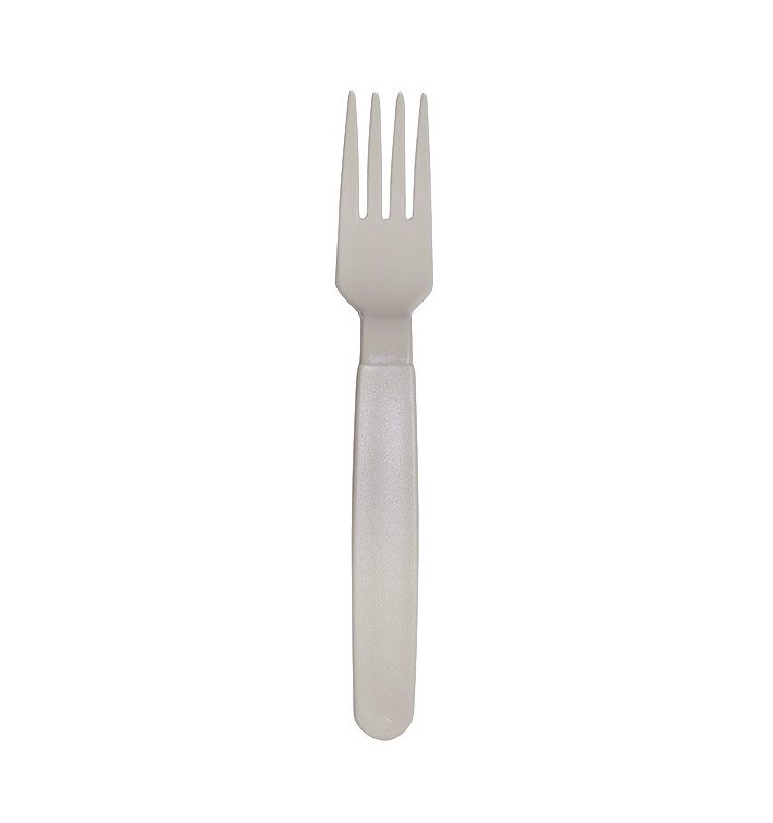 Forchetta Riutilizzabile Durevole PP Grigio 18,5cm (6 Pezzi) Forchetta Riutilizzabile Durevole PP Grigio 18,5cm (6 Pezzi)