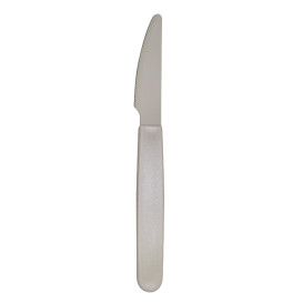 Coltello Riutilizzabile Durevole PP Grigio 18,5cm (180 Pezzi)