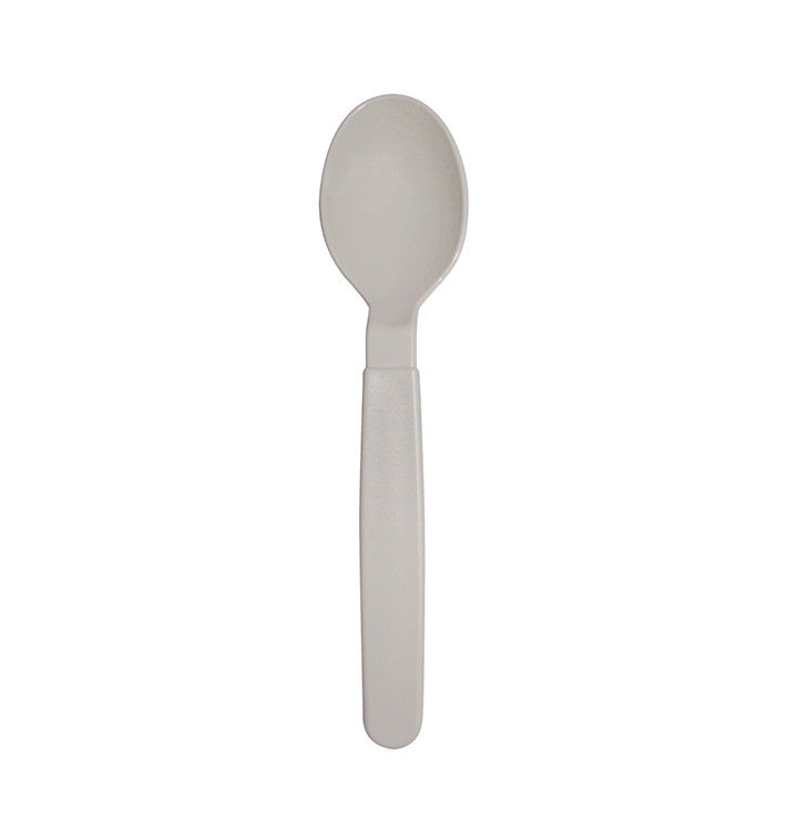 Cucchiaio Riutilizzabile Durevole PP Grigio 18,5cm (180 Pezzi) Cucchiaio Riutilizzabile Durevole PP Grigio 18,5cm (180 Pezzi)