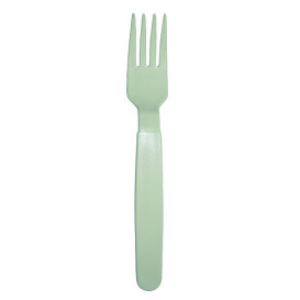 Forchetta Riutilizzabile Durevole PP Verde 18,5cm (6 Pezzi)