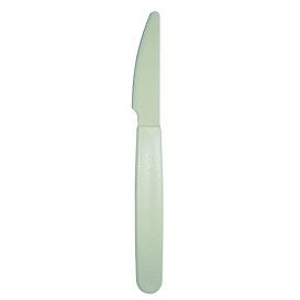 Coltello Riutilizzabile Durevole PP Verde 18,5cm (6 Pezzi)