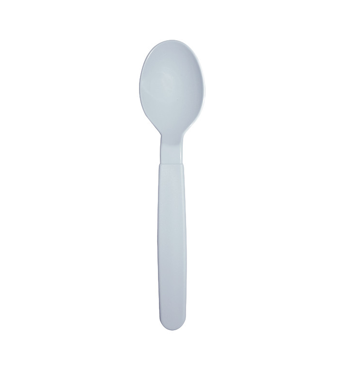 Cucchiaio Riutilizzabile Durevole PP Blu 18,5cm (180 Pezzi) Cucchiaio Riutilizzabile Durevole PP Blu 18,5cm (180 Pezzi)