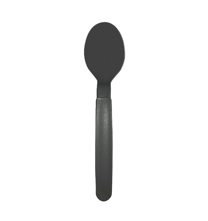 Cucchiaio Riutilizzabile Durevole PP Antracite 18,5cm (180 Pezzi) Cucchiaio Riutilizzabile Durevole PP Antracite 18,5cm (180 Pezzi)